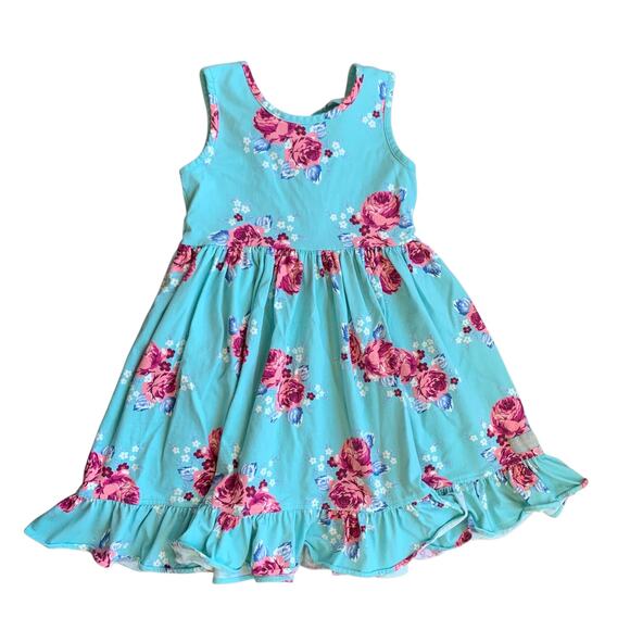 Eleanor Rose Floral tank Dress 6/7 Years - Picture 7 of 7